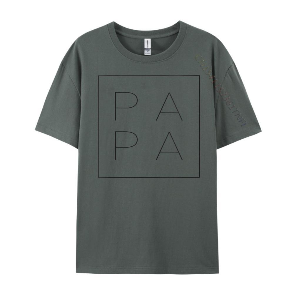 Womens Father Day For New Dad Him Dada Grandpa Papa Unisexs Designer T Shirt Luxury TShirt Plus Size Classic