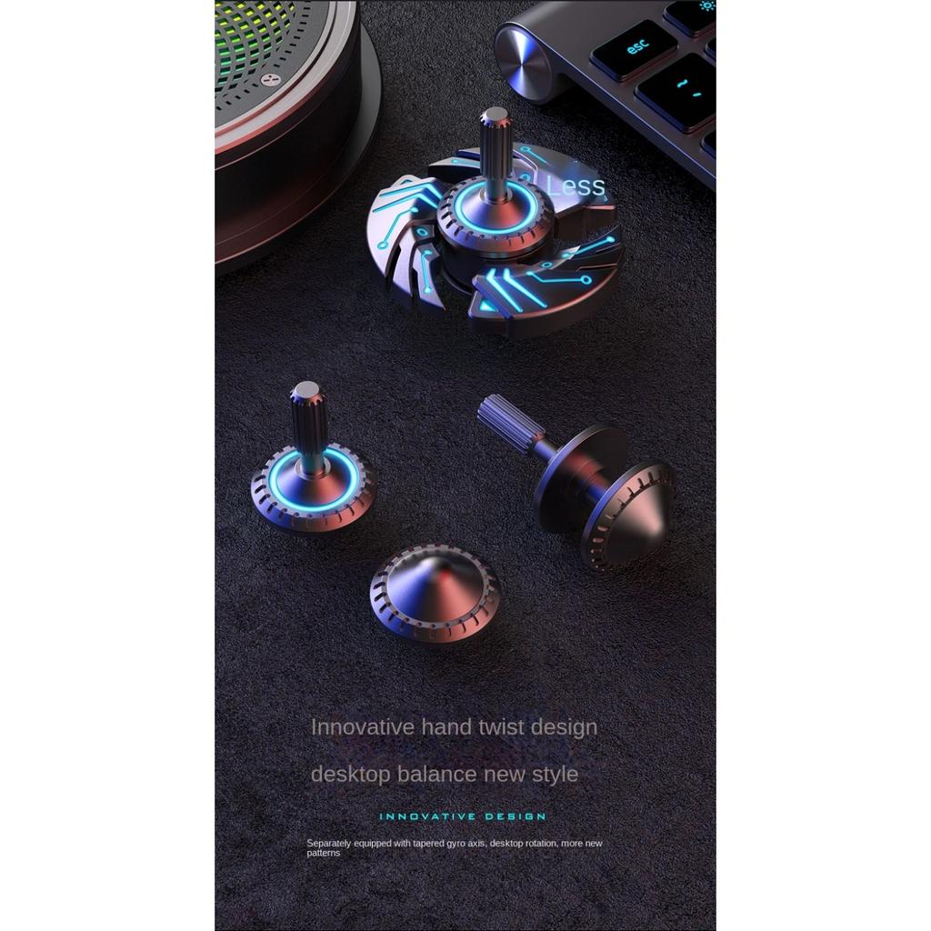 Alloy Metal Fidget Spinner Luminous Spinning Tip Top Antistresse Relieve Stress Reducing Toys Stress Reducing Toys Anxiety Kids