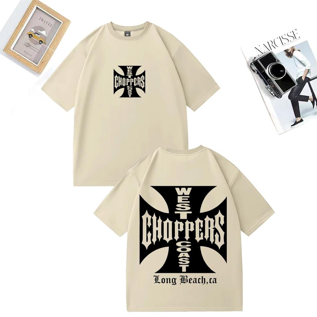 Paul Walker Shirt West Coast Choppers Unisex T-Shirt Unisex Vintage Lockere Oberteile Baumwolle Kurzarm Hip Hop Streetwear Unisex T-Shirts
