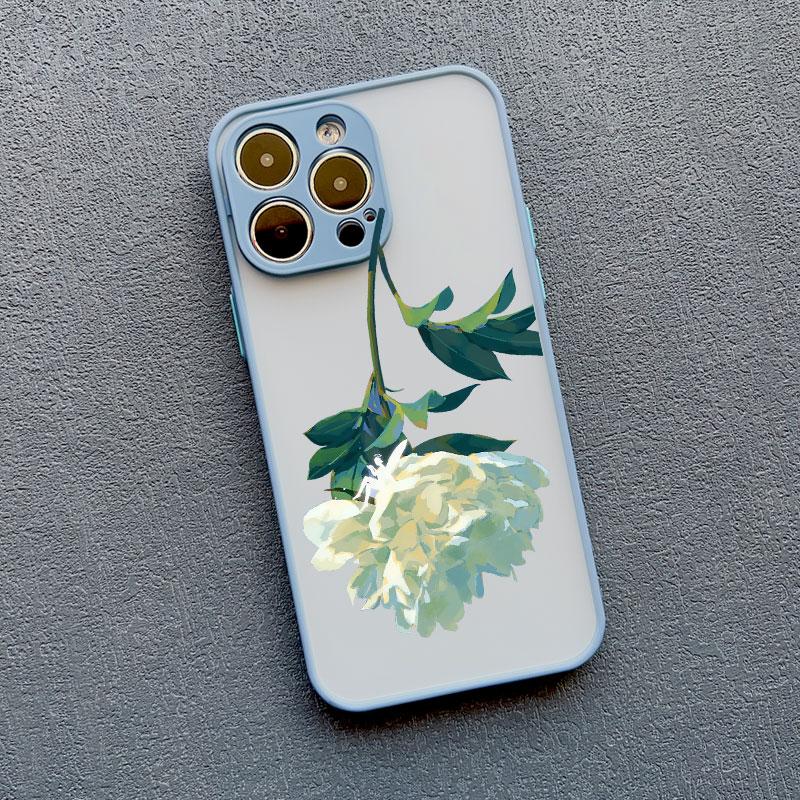 Rose Flower Phone Case For iPhone 11 Case iPhone 15 14 Pro Max 11 12 13 Pro Max Mini XR XS X 7 8 14 15 Plus SE2 Shockproof Cover