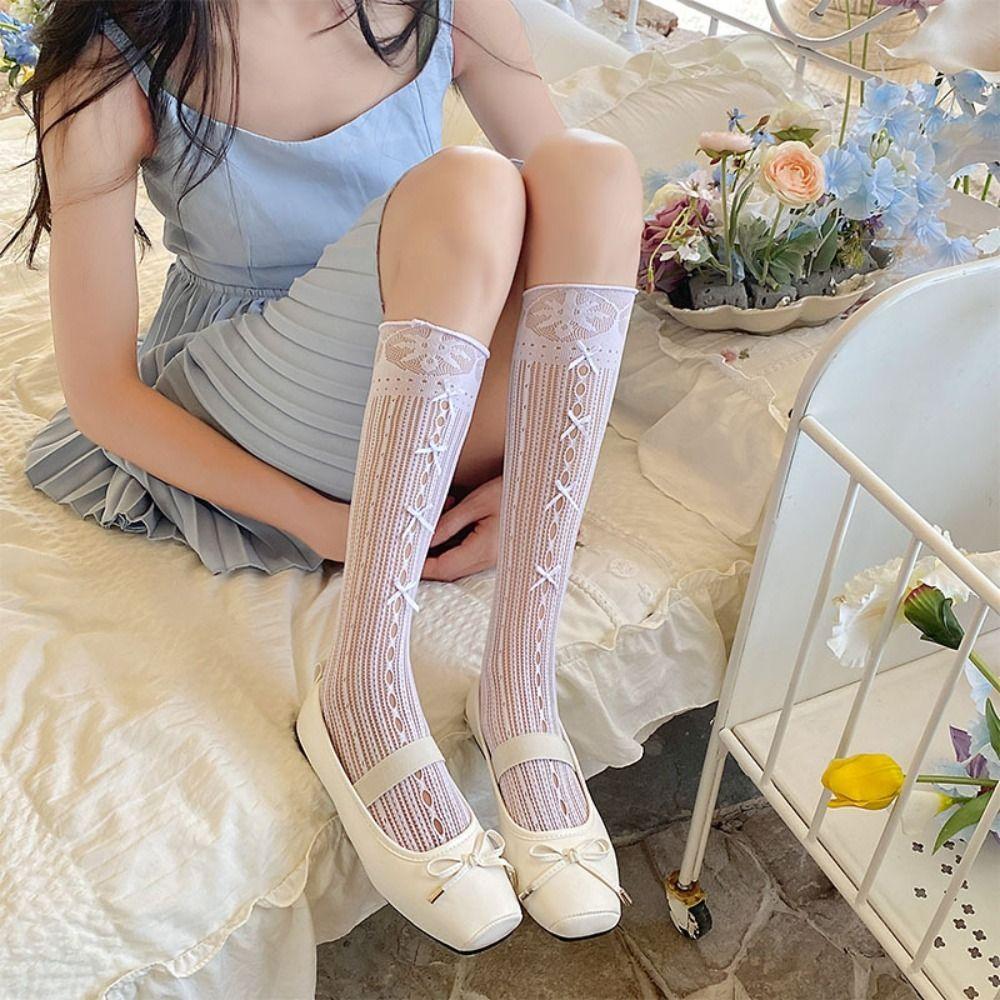 Sexy Thigh Socks Hollowed Out Over Knee Socks Jk Stocking  Women