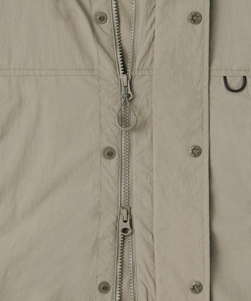 Musinsa Standard [City Leisure] Detachable Sleeve Windbreaker Jacket [Grayish Beige]