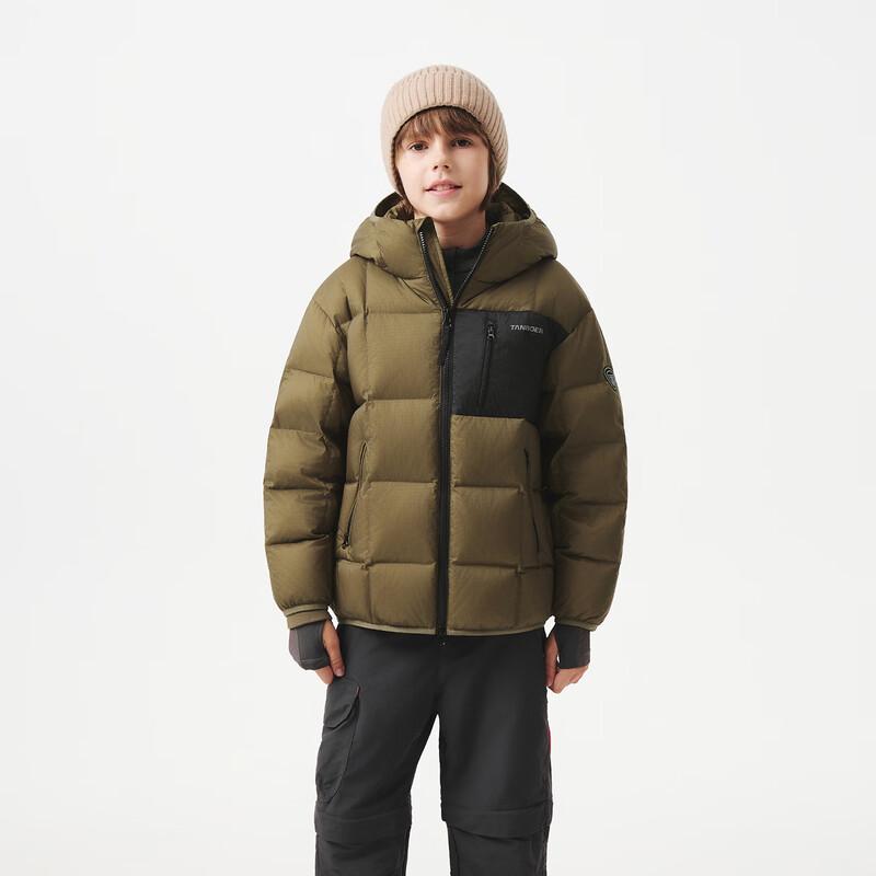 Tanboer Unisex Kids' Short Hooded Puffer Down Jacket 5360279A