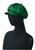 Seven Uniform JW4659-8 Dark Green One-Size Fitted Newsboy Cap Hat for Cafes, Restaurants, and Bakeries