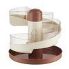 Rotating Spiral Serving Tray Divided Serving Bowls Removable Snack Boxes Organizer for Meal Prep Fruits Nuts