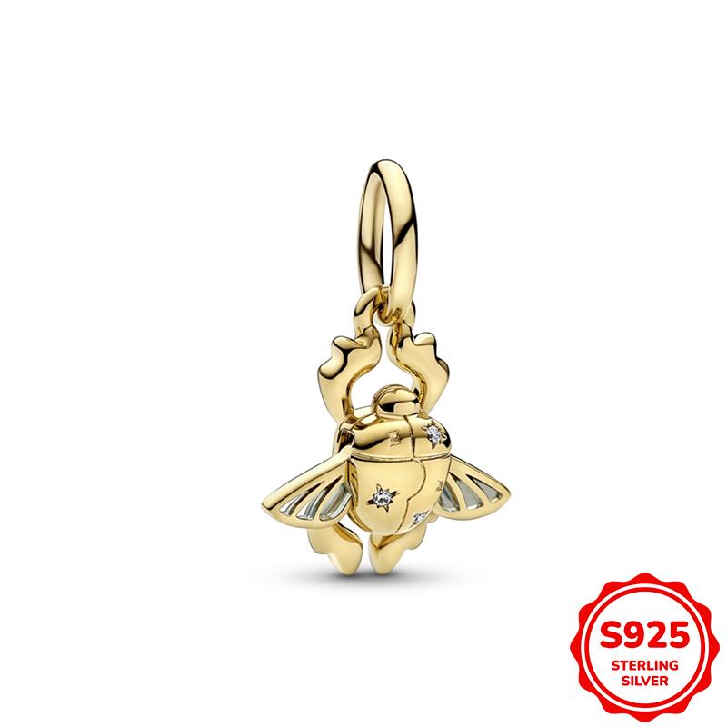 Charms Silver 925 Pendant Beads Fits 3mm Bracelet Bangle Necklace For Women Luxury DIY Jewelry Making Fine Gifts