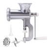 Meat Grinder Stainless Steel Blade Manual Mincer 3-in-1 Sausage Maker Low