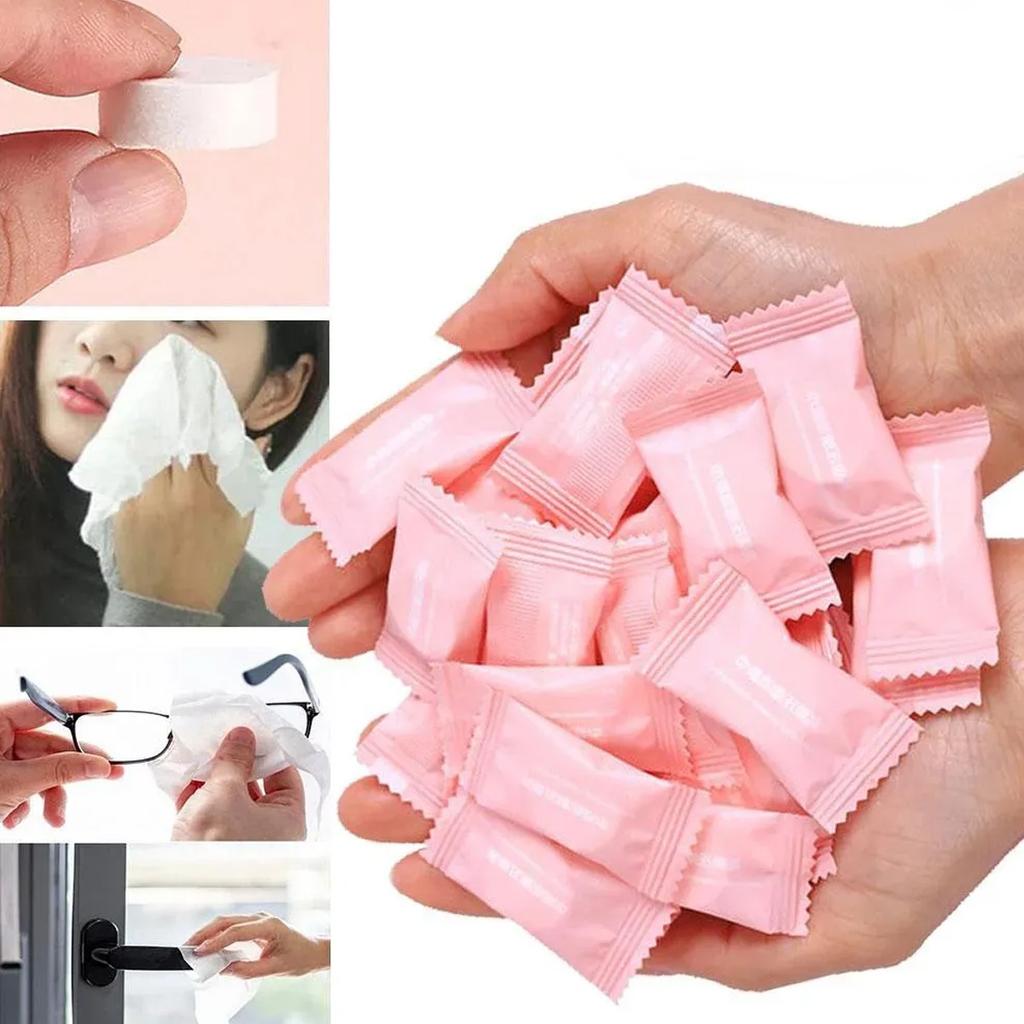 Compressed Coin Tissue Mini Compressed Towels Disposable Face Compressed Towel Compressed Cotton Hand Wipe Camping Towel Portabl