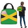 Drapeau de la Jamaïque Drapeau Jamaïcain Sac à Lunch Isotherme pour Femmes Enfants Boîtes Alimentaires Portables Boîte à Lunch Thermique Sac Tote