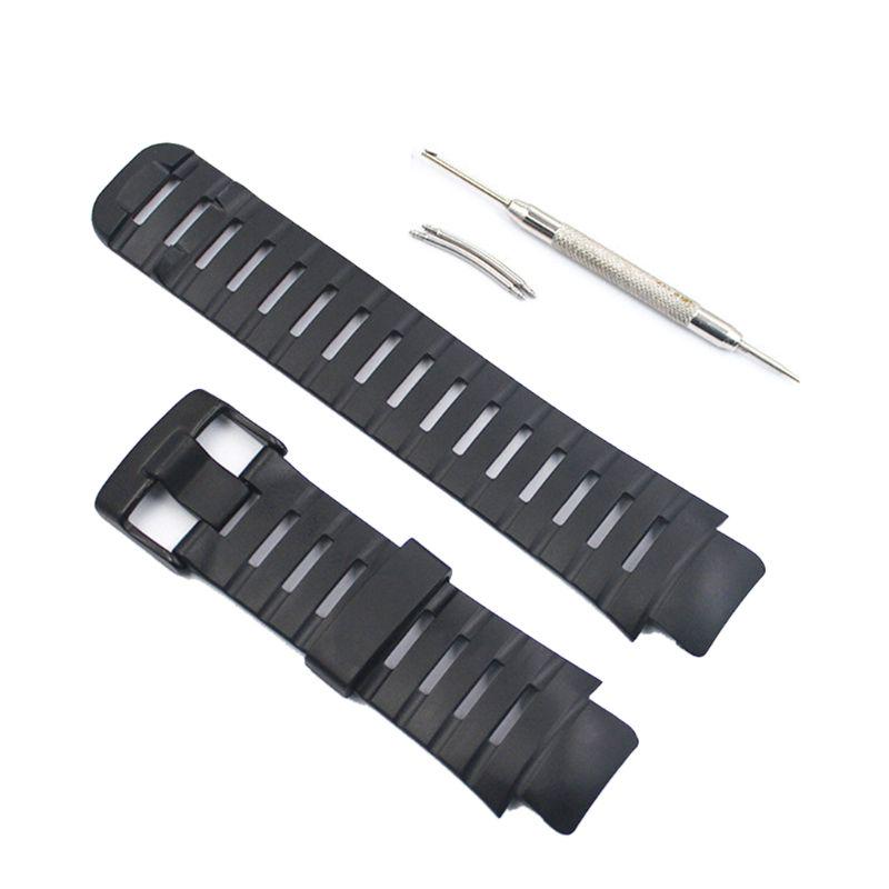 

Adjustable for Smart Watch Rubber Bracelet for X-Lander Replacement Band Strap Wristband Waterproof Bracelet M чорний
