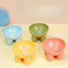 Ergonomic Pet Bowl with High Foot Design for Small Dogs and Cats