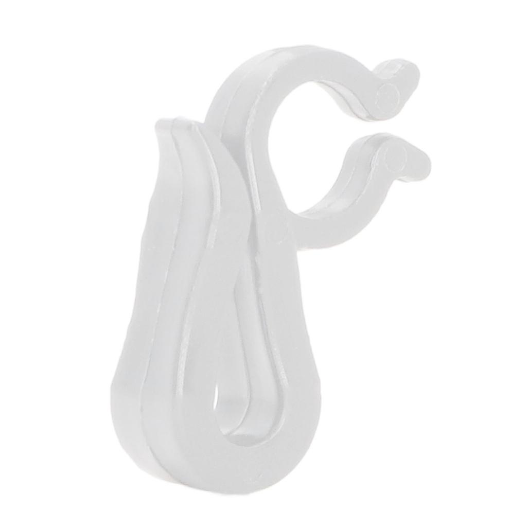 120 Peças Clipes de Luzes de Natal Reutilizáveis de Plástico Impermeável para Pendurar ao Ar Livre Decoração de Festa de Fim de Ano