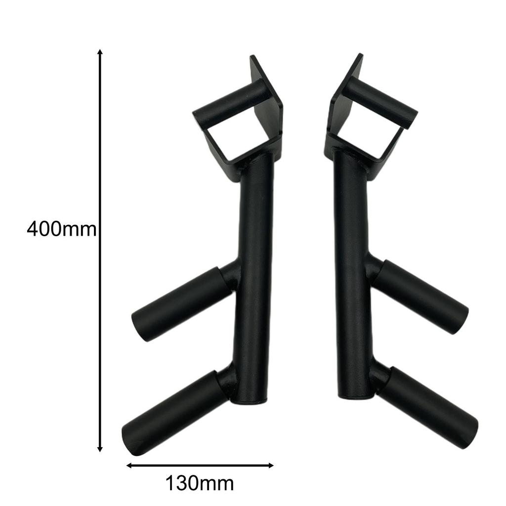 2 Pièces Accessoires Barres de Dips Fitness Poignées pour Rack à Squats Tractions 18mm