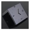 Corner Double-Sided Clock, Handmade Wooden Double-Sided Wall Clock, Stylish Wall Clock, Nordic Style Clock, Interior Decor