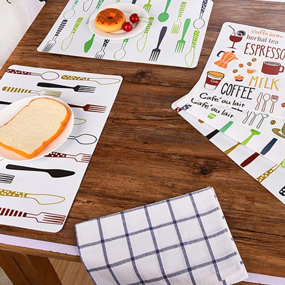 40*28cm Heat Resistant Dinner Table Decoration Dining Kitchen Tableware Disc Pad Placemat Table Mat