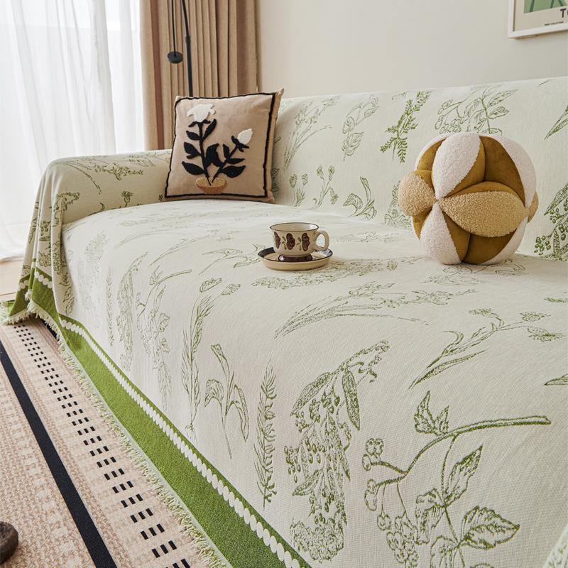 

Полотенце для дивана, легкая роскошь и высококачественное универсальное одеяло для дивана из шенилла на четыре сезона, цельный чехол, чехол для дивана против царапин от кошек 90*90cm