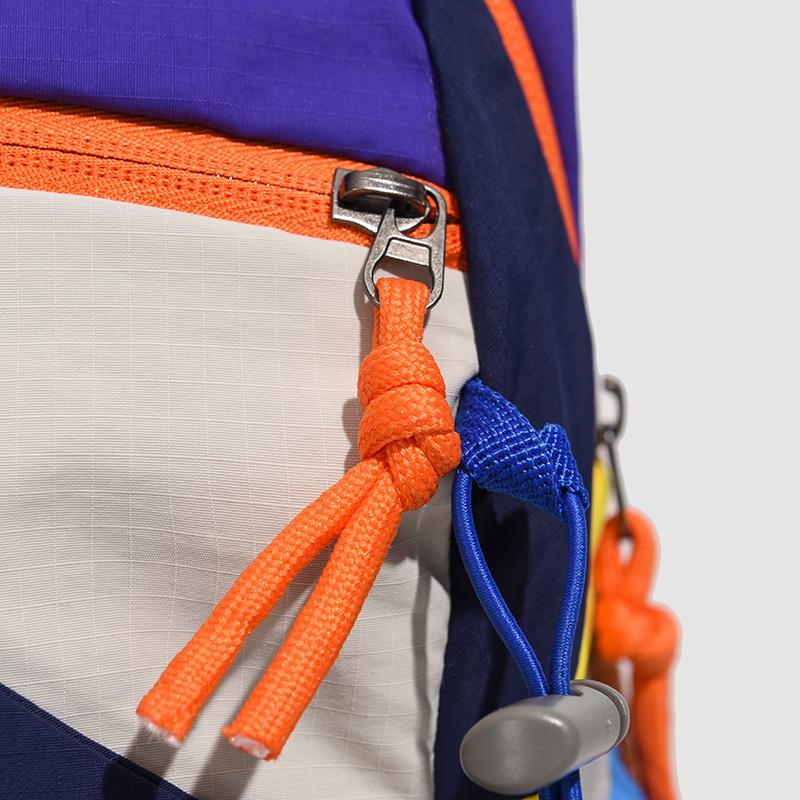 Color Block Outdoor Backpack with Multiple Pockets Lightweight Hiking and Travel Bag for Men and Women