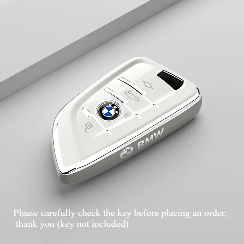 Car Sticker Hot 2025 High-End Car Keycase for BMW 3 Series 5 Series X3 X1 X5 X2 525 530 7 Series - Men's Car Shell Buckle Access