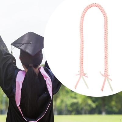 Lei de remise de diplôme 120cm Collier tressé pour femmes hommes diplômé universitaire licence master