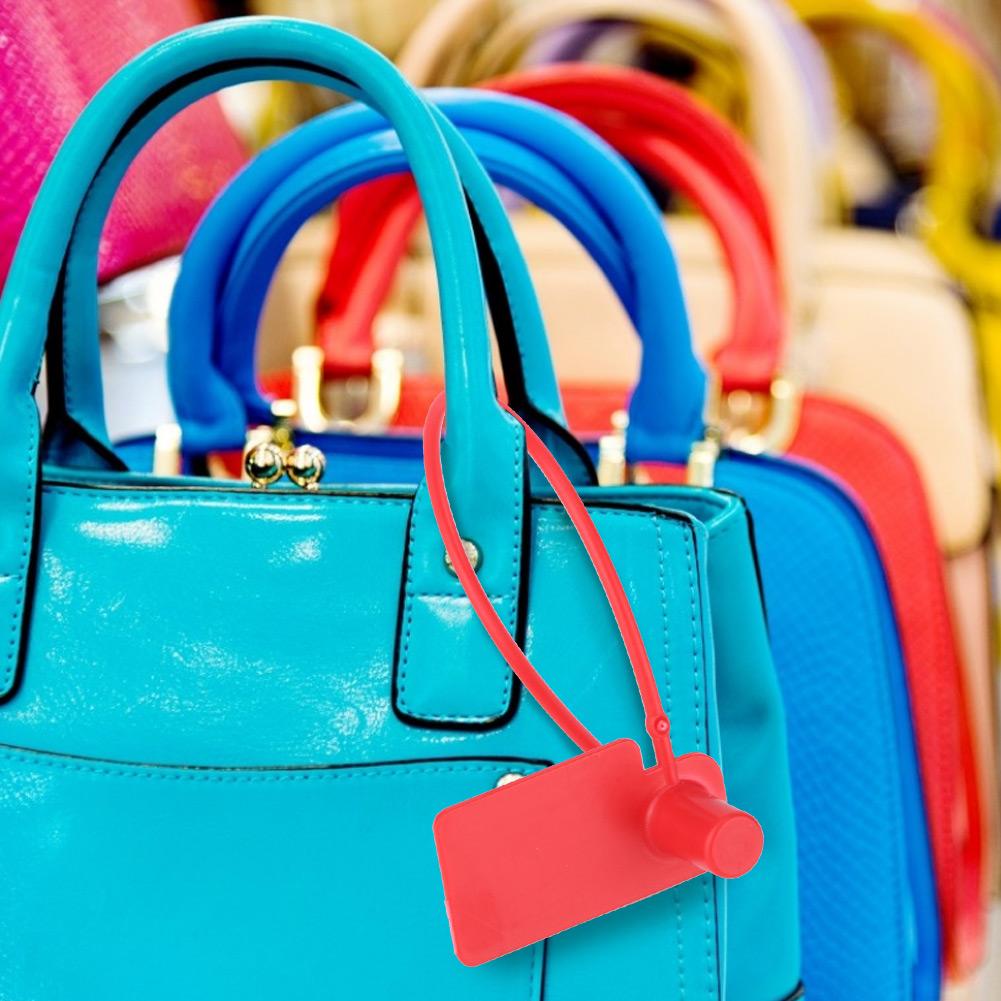 100pcs Disposable Label Cable Colourful Identification Mark Signs Ties Anti Theft Self Locking