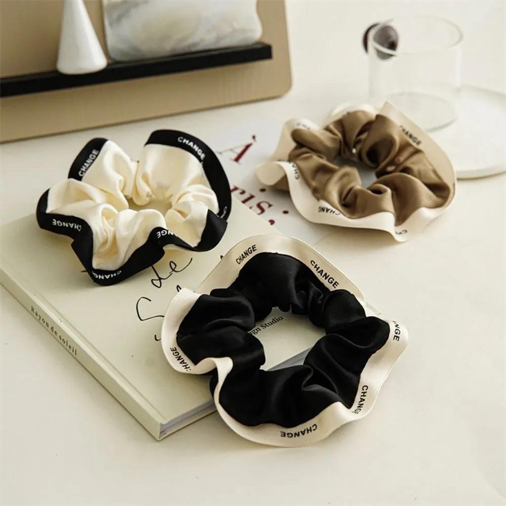 Women s Scrunchie Hair Ponytail Bun Hair Tie 3P