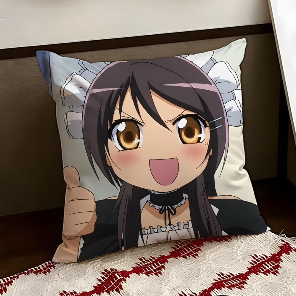 MMaid Sama Anime Cushion Cover Reversible Soft Durable Pillow Cover Home  Car MultiScene Use for Daily Comfort