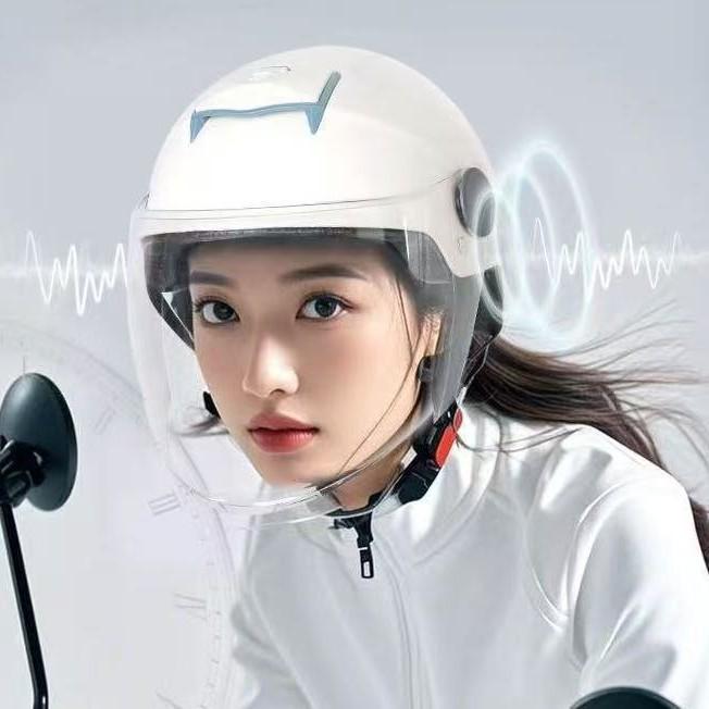 Certified Dual Lens All-Season Sun Protection Helmet for Electric Vehicles