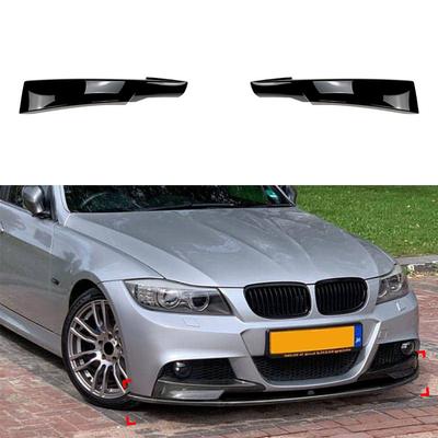 Front Bumper Lip Side Splitter Spoiler Kit Fog Lamp Cover For BMW 3 Series E90 E91 LCI M Sport 2009 2010 2011 2012