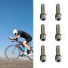 of 6 Bicycle Stem Screws M5x18mm Bolt with Washer Allen Tapered Bolts Screw Hardware for Bike
