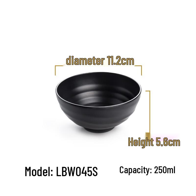 MOLUONA Commercial Melamine Noodle Bowl