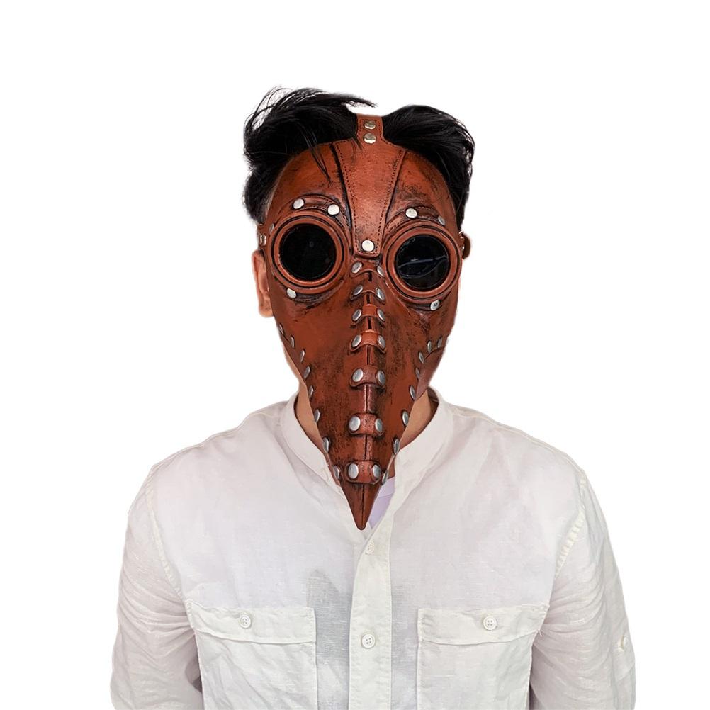 Halloweenowa Maska Dziobowa Lateksowa Maska Steampunkowa na Twarz na Imprezę Halloweenową Kostium Cosplay Przebranie