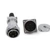 WEIPU WY48 TI+Z 5pin 20 27 38 42Pin M48 Waterproof Outdoor IP68 Metal Aviation Electrical Connector Adapter Charge Large Current
