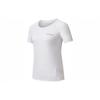 SAUCONY Solid Color Round Neck Pullover Short Sleeve T-Shirt Women Tops Pearl-White SC1230008DY-WT02
