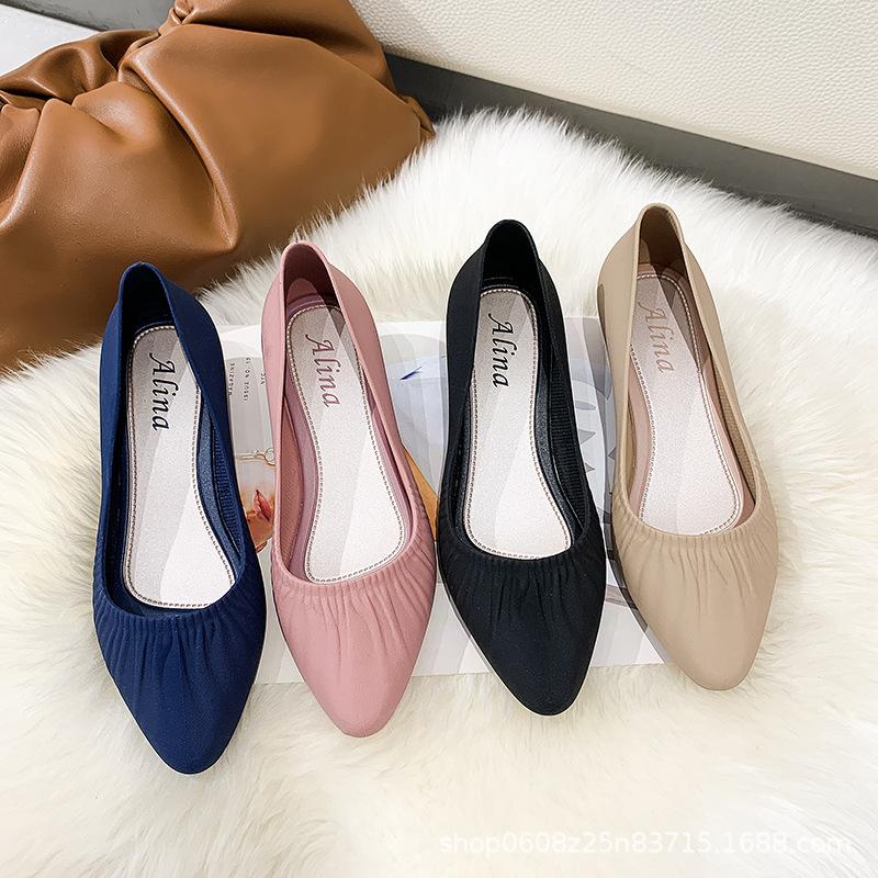 New low-top rain shoes women's non-slip waterproof shoes fashionable adult outdoor kitchen work shoes shallow rubber shoes