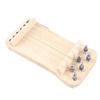 Chinese Zither Finger Trainer Wooden 6 String Mini Musical Instrument Fingering Practice Tool