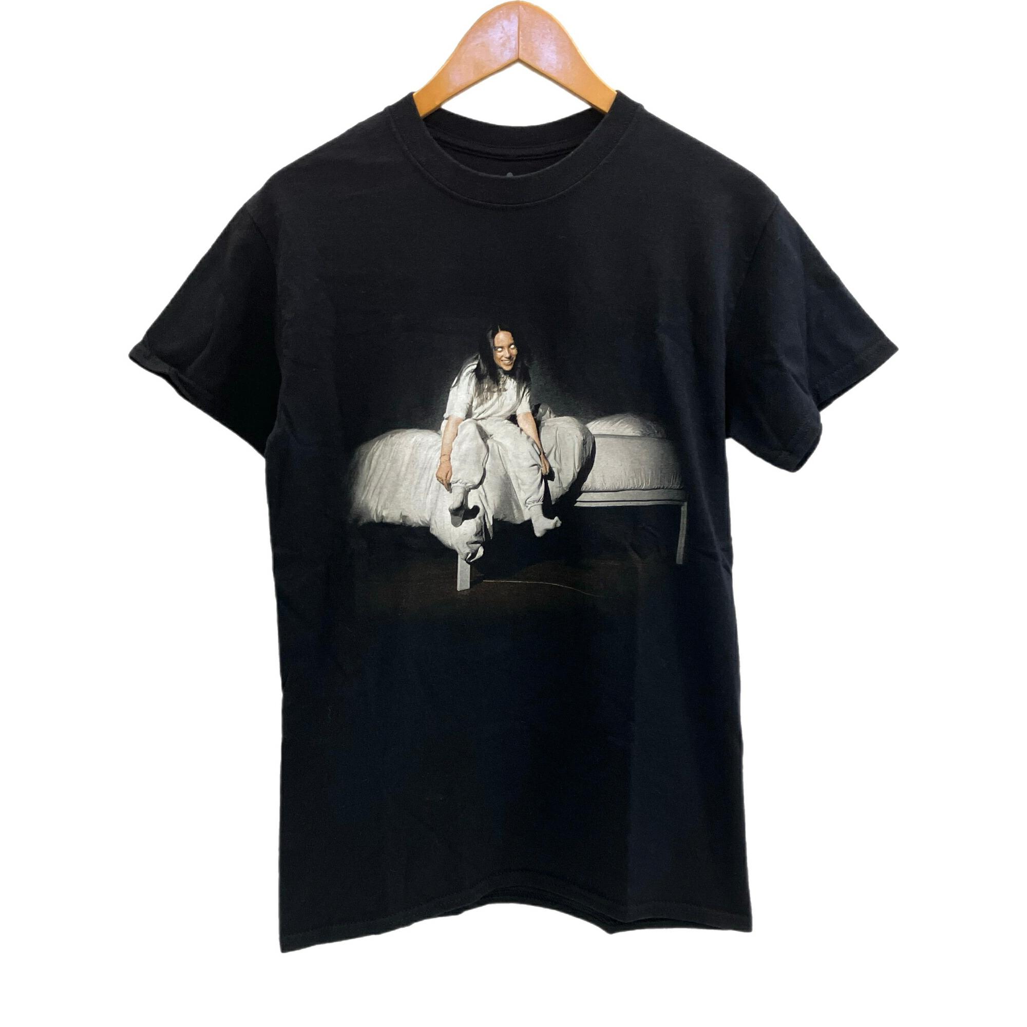 [Used] US Vintage Billie Eilish When We All Fall Asleep, Where Do We Go? Official T-shirt Black Size S 101MT-4692