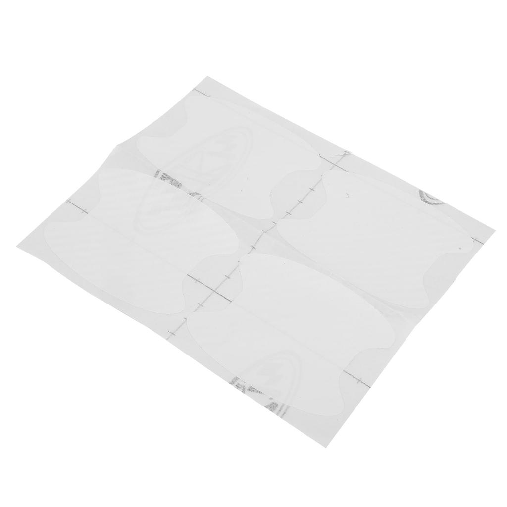 4pcs Door Handle Bowl Cover Trim Carbon or Anti Scratch Stickers for Car Truck (Black )