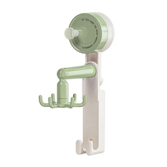 6-Claw Suction Cup Hook 360-Degree Swivel Hook No Drilling Adhesive-free Removable Hook for Home Wall Kitchen