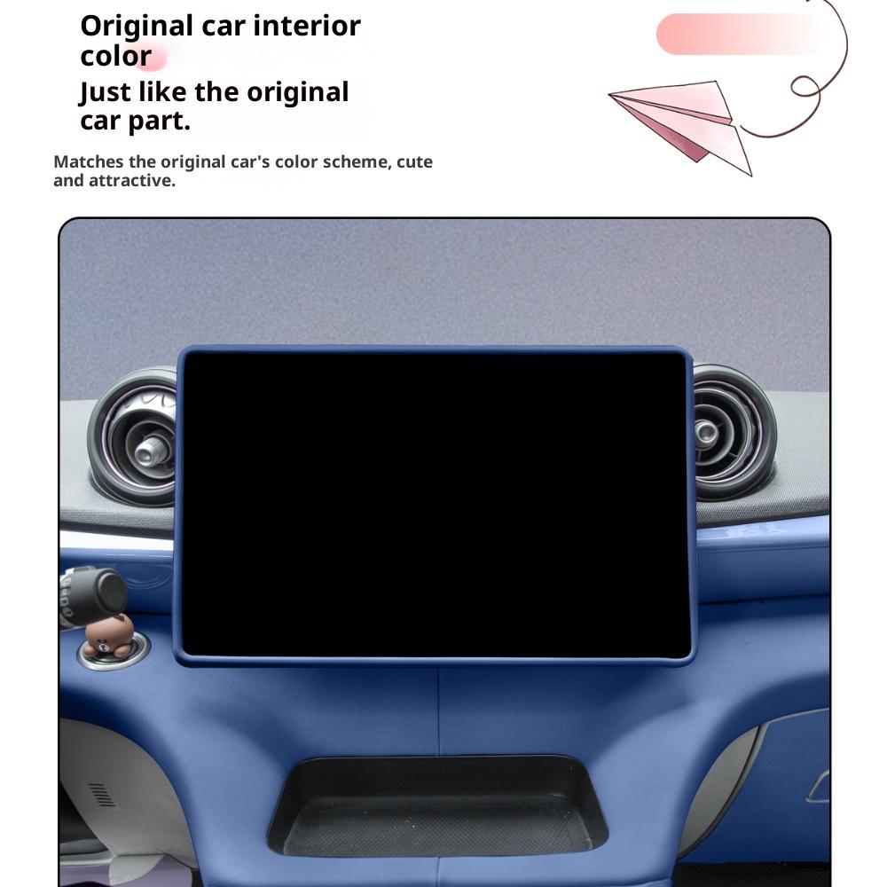 For BYD Dolphin Surf / Mini Atto 1 Screen Silicone Cover Center Console Instrument Navigation Decorative Tempered Glass Film