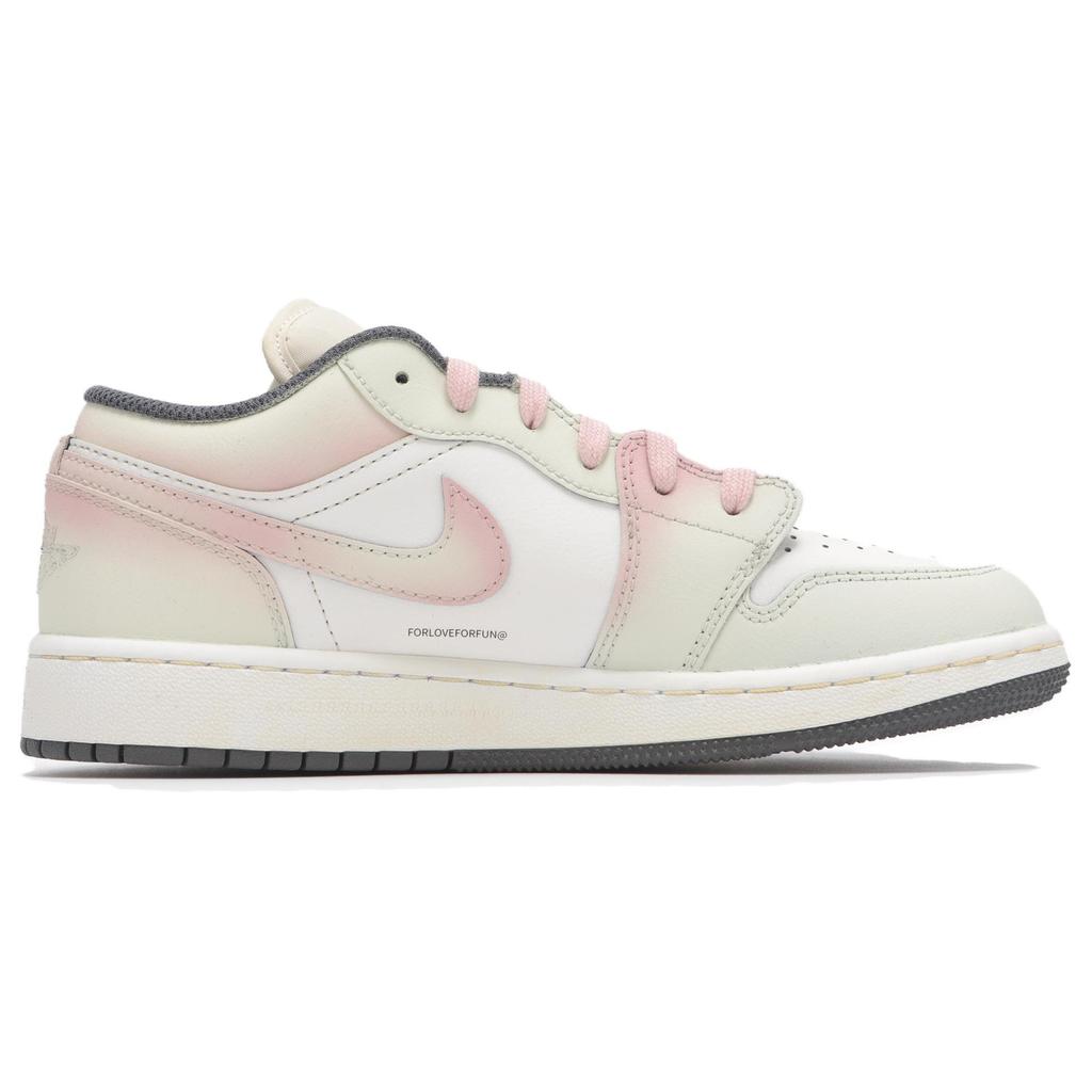 Jordan Air Jordan 1 Vintage Basketball Shoes Women's Low top Pink/Beige 553560-152(Team24-)