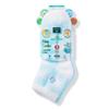 Earth Therapeutics Plaid   Solid Blue Aloe Socks 2 Ct