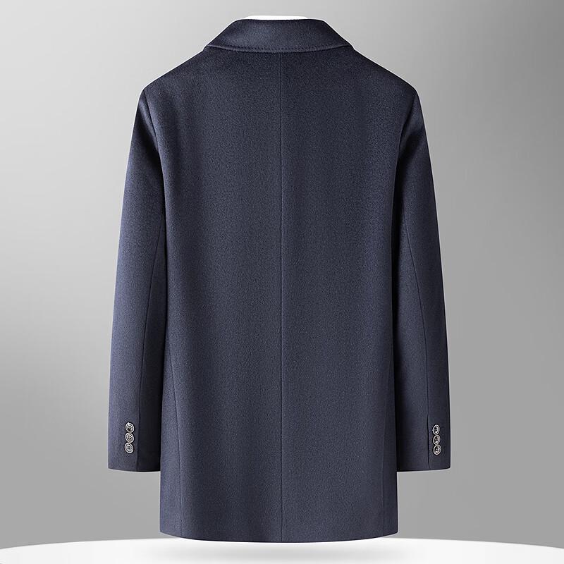 FAPAI Men's 100% Merino Wool Overcoat