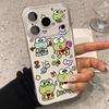 Cute Keroes Keroppies Phone Case for iPhone 17 Air 16 15 14 Plus 13 12 11 Pro Max X Xs XR 8 e Soft TPU Transparent Cover