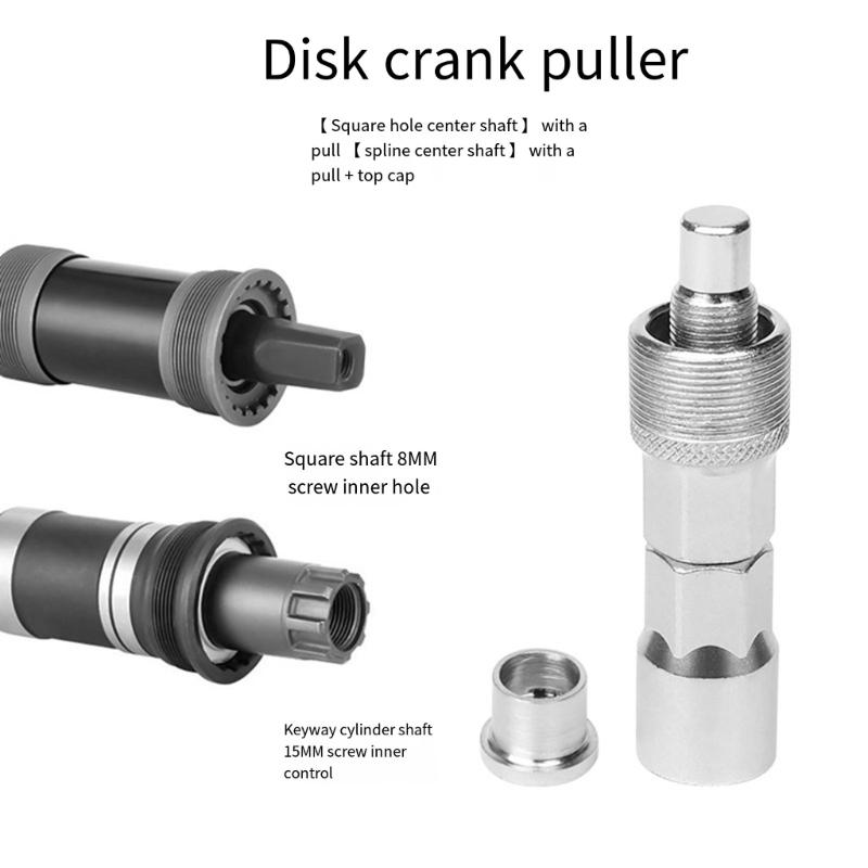 Versatiles Cycle Maintenances Tool Set Removal Installation Cranks Puller Tool Suitable for Various Cyclists