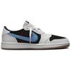 Travis Scott x Jordan Air Jordan 1 Versatile Scarpe da Basket Basse Vintage Unisex Nero Blu DZ4137-700(Team658-)