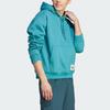 Adidas Lounge Fleece Hoodie With Logo Patch Men Tops Arctic-Blue IM0479
