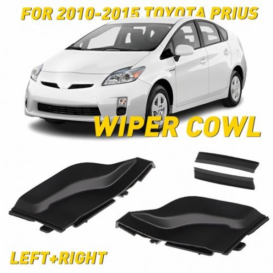For Toyota Prius 2010 -15 Front Windshield Wiper Side Cowl Extension Cover Trim