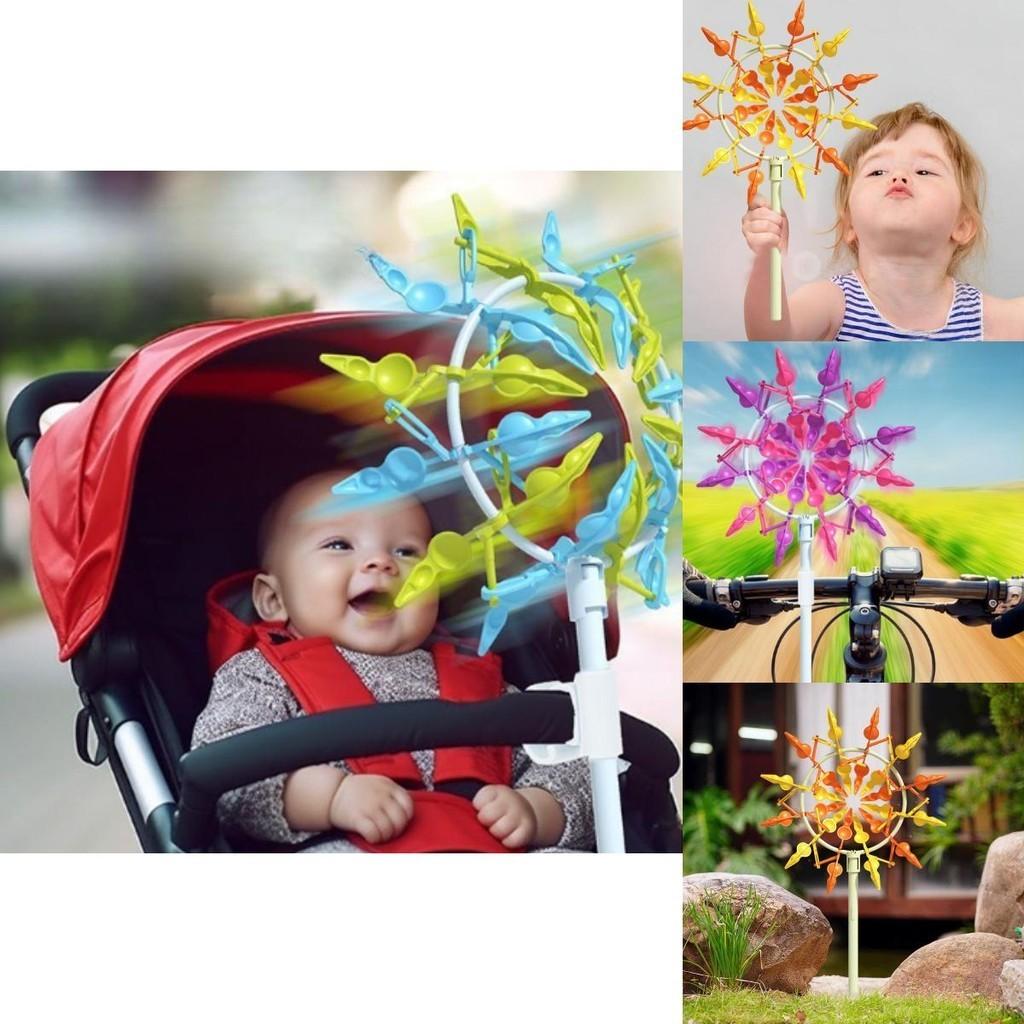 Girandola Girasole 3D Fatta a Mano Decorazione Giocattolo da Esterno con Design Ravanello Materiale Plastico