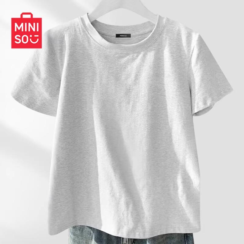 MINISO Women s Anti-bacterial Regular Fit Short Sleeve T-shirt S