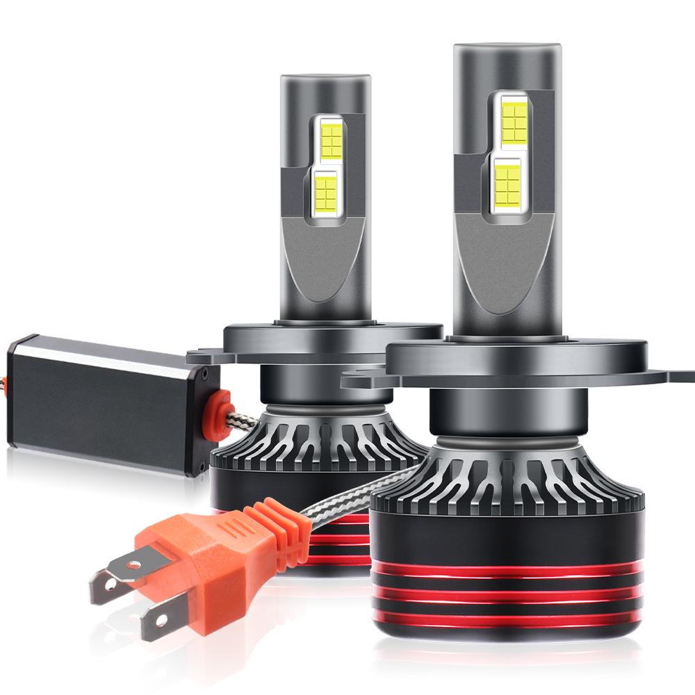 LED Headlight  High/low beam H4 LED Conversion Kit 25000LM 6500K Cold  White Auto Headlight Replacement